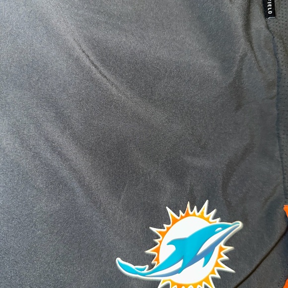Miami Dolphins Nike NFL on field apparel athletic dri-fit shorts grey men’s 4XL - Picture 3 of 4